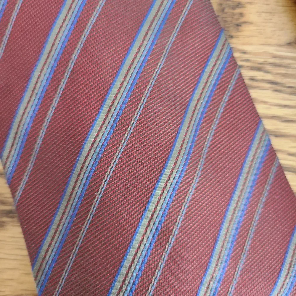 Vintage Red Neckties Neck Tie Lot - Christian Dior, Nazareno Gabrielli Italy, ZA
